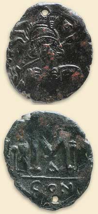 Фоллис Константина IV (668-685), Константинополь.